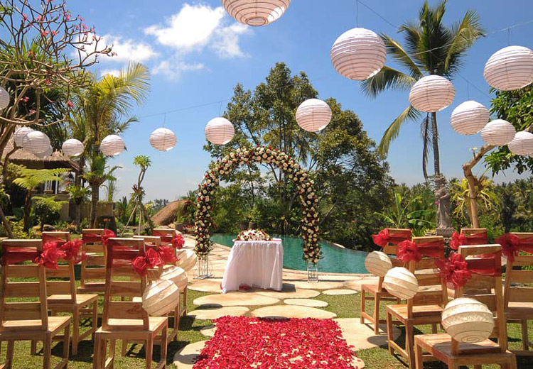 puri ganga resort ubud - ubud resort wedding venue