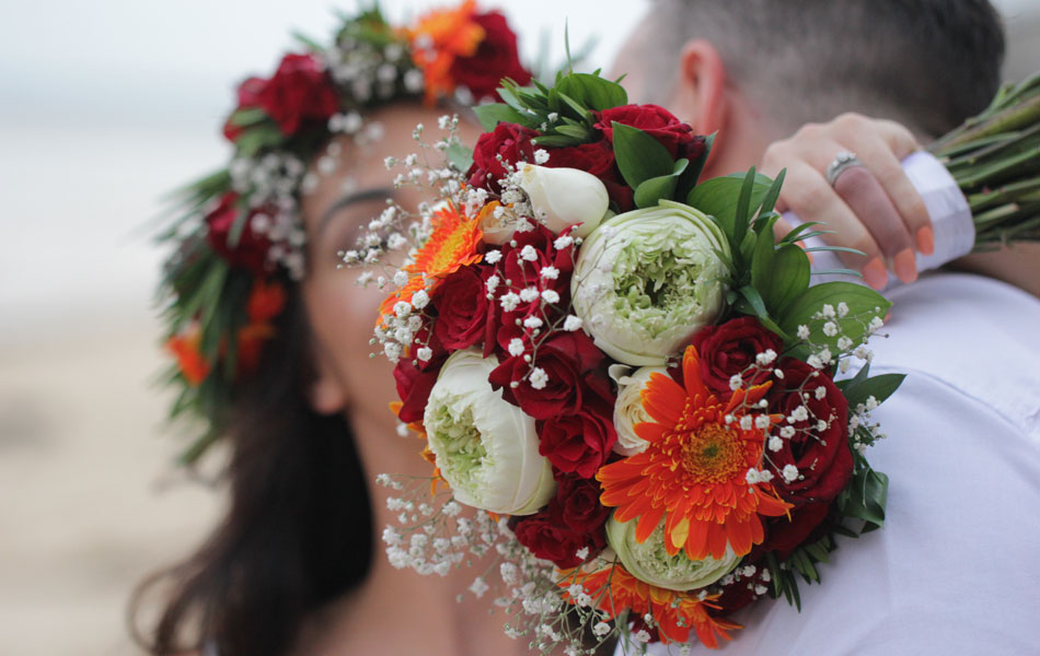 bali wedding bouquet